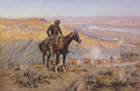 The Wagon Boss by Charles M. Russell art print