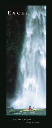 Waterfall-Excel art print