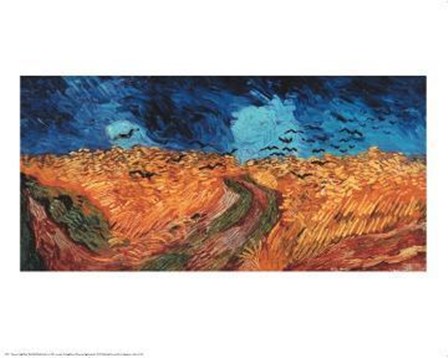 Wheatfield With Crows, 1890 by Vincent Van Gogh art print