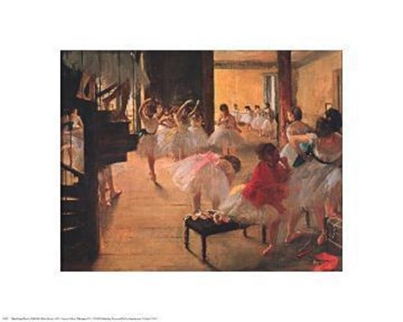 Ballet School by Edgar Degas art print