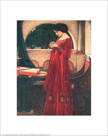 Crystal Ball by John William Waterhouse art print