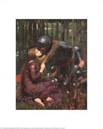 La Belle Dame Sans Merci by John William Waterhouse art print