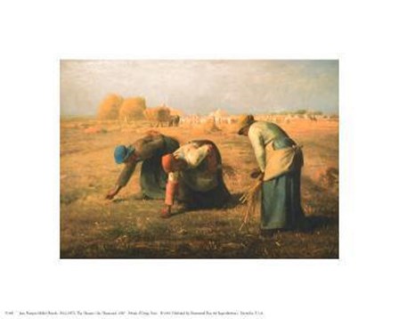 Gleaners by Jean Francois Millet art print