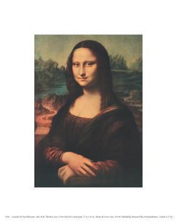 Mona Lisa by Leonardo Da Vinci art print