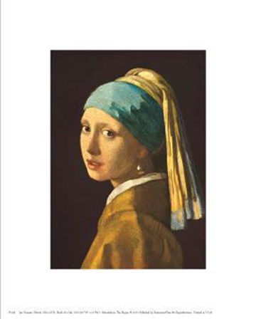 Girl With The Pearl Earring by Johannes Vermeer art print