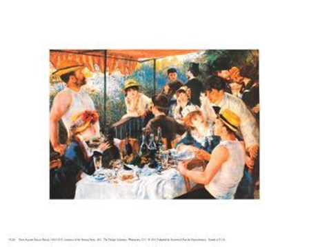 Luncheon Of The Boating Party, 1881 by Pierre-Auguste Renoir art print