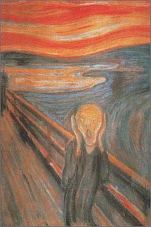 The Scream, c.1893 by Edvard Munch art print