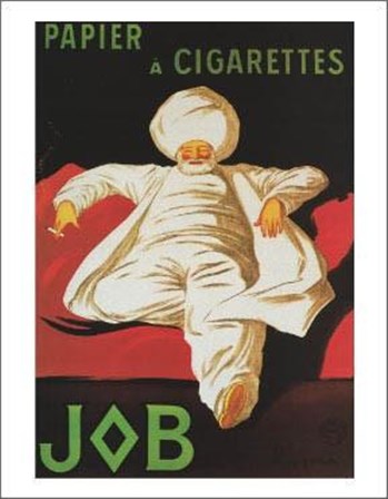 Papier A Cigarettes - Job, 1912 by Leonetto Cappiello art print