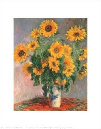 Sunflowers, c.1881 by Claude Monet art print