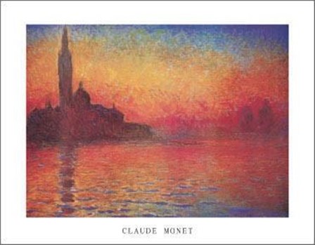 Dusk, Crepusculo by Claude Monet art print