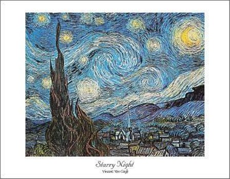 Starry Night by Vincent Van Gogh art print