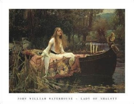 Lady of Shalott by John William Waterhouse art print