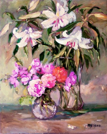 Enchantment Lilies I by T. Stevens art print