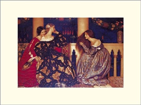 Venetian Ladies Listening art print