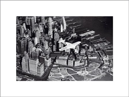 Speed Plane Over Nyc art print