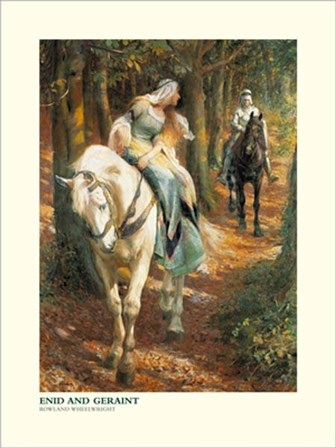 Enid And Geraint by Roland Wheelwright art print