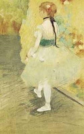 Dancer In Green by Edgar Degas art print