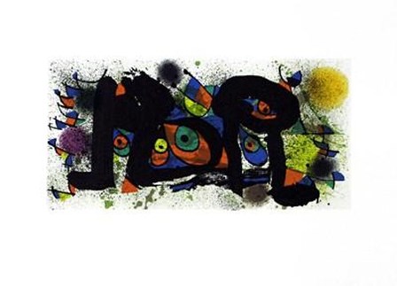 Sculptures by Joan Miro art print