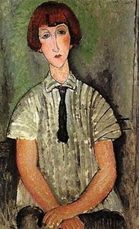 Young Girl by Amedeo Modigliani art print