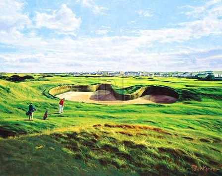 St Andrews 14Th - &#39;Long&#39; by Robyn Munro art print