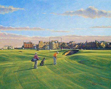 St Andrews 17Th - &#39;Road&#39; by Robyn Munro art print