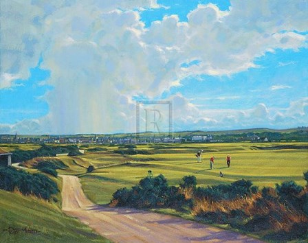 St Andrews 5Th - &#39;Hole O&#39;cross (Out)&#39; by Robyn Munro art print