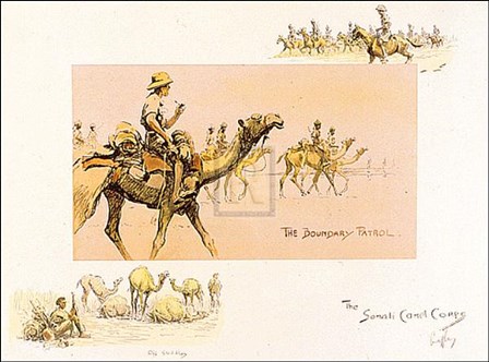 Somali Camel Corps art print