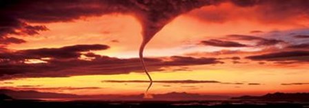 Tornado At Sundown art print