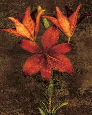 Red Lilies by John Seba art print