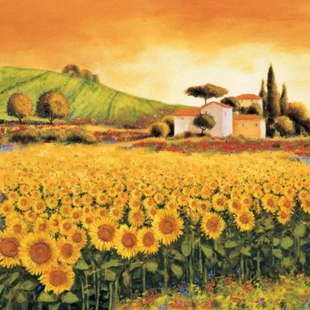 Valley Of Sunflowers by Frederick J. Leblanc art print