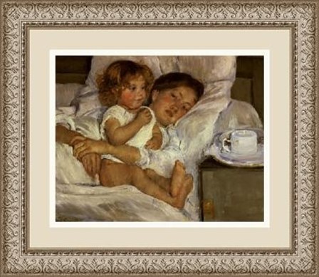 Breakfast In Bed by Mary Cassatt art print