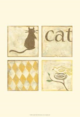 Cat Bird by Chariklia Zarris art print