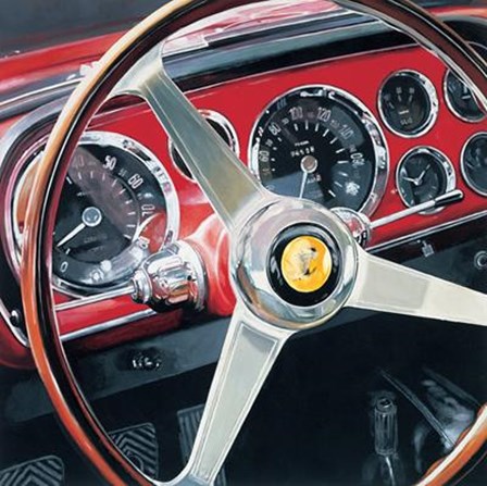 Rosso Corsa by Francis Brook art print