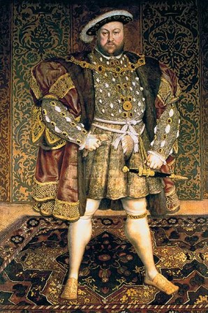 Henry VIII by Hans Holbein The Younger art print