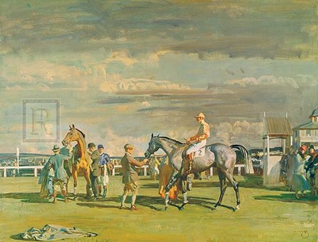 After the Race by Sir Alfred J. Munnings art print