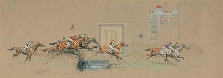 Auteuil by Eugene Pechaubes art print