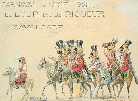 Carnaval De Nice (Le Loup), 1961 art print