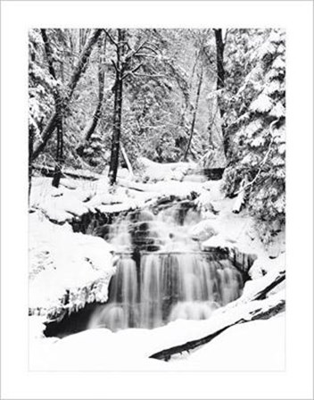 Winter Waterfall art print