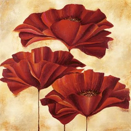 Three Poppies II by Nicolas Lancret art print