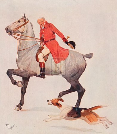 Huntsman by Cecil Aldin art print