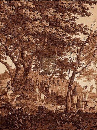 Arcadia (Sepia) I art print