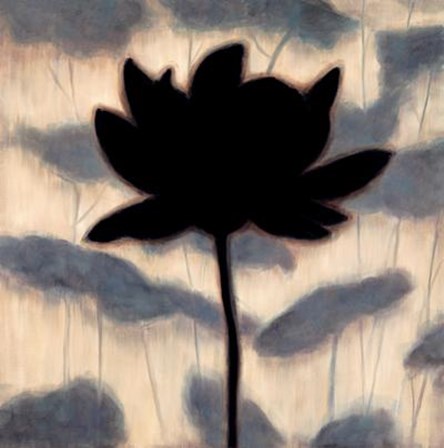 Blossom Silhouette I by T.L. Lange art print