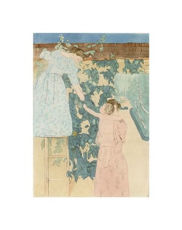 Gathering Fruit by Mary Cassatt art print