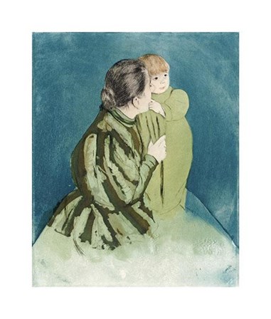 Peasant Mother And Child by Mary Cassatt art print