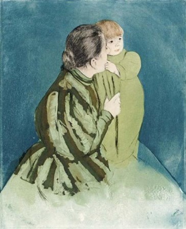 Peasant Mother And Child by Mary Cassatt art print