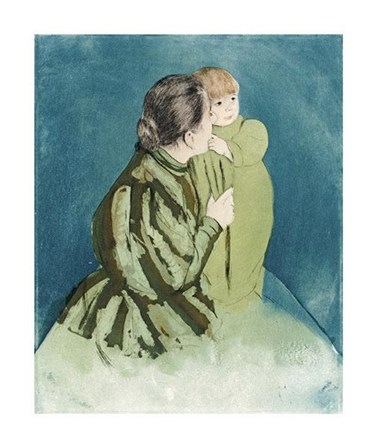 Peasant Mother And Child by Mary Cassatt art print