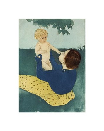 Under The Horse Chestnut Tree by Mary Cassatt art print