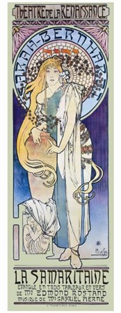 Theatre De La Renaissance by Alphonse Mucha art print