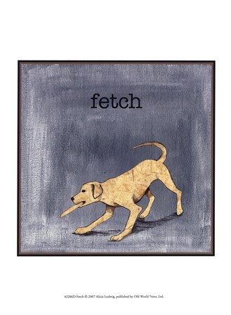Fetch by Alicia Ludwig art print
