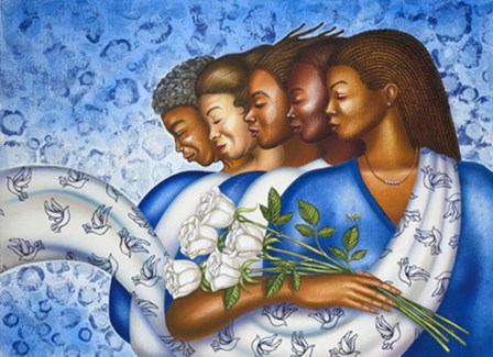 Zetarations (Zeta Phi Beta) by Larry Poncho Brown art print